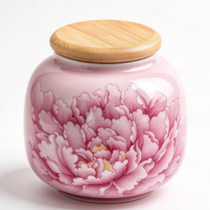 다용도 미니 소금단지 항아리 양념단지 가정용 도자기 밀폐용기 250ml, 1개