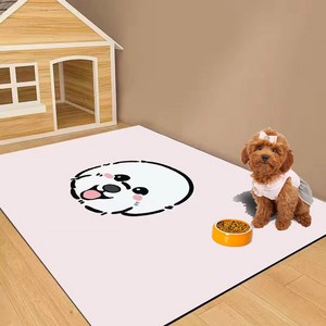 레이원 러블리 패턴 애견 강아지 고양이 PVC 미끄럼방지 방수 매트, 1개, C