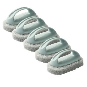 다나몰 수세미 주방 화장실 욕실 타일 핸들 다용도 블루, 1세트, 5개