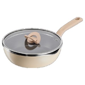 테팔 인덕션 원픽냄비팬, 24cm, 양송이 베이지, 1개