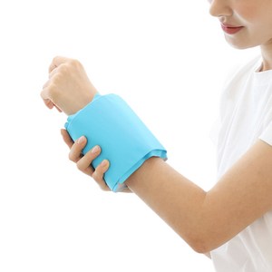 테슬테즐 손목 냉 찜질팩 스카이블루, 1개