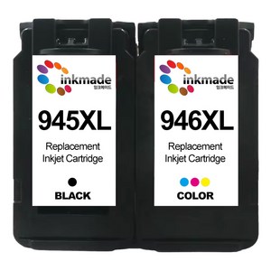 잉크메이드 PG-945XL CL-946XL 대용량 캐논 호환 잉크 세트, 1개