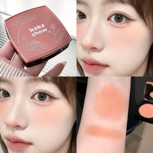차차앤코 인생 블러셔 살구 코랄 소프트 치크 섀도우 겸용 데일리 멀티 볼터치, 1개, 피치 캐시미어
