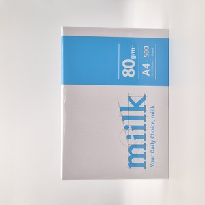 Milk 정품 밀크 A4 (210x297mm) 복사용지 80g 500매 세트, 1개