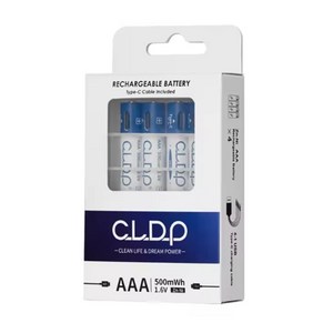 CLDP C타입 AAA 충전지 빠른충전 1.6V, 1개, 4개입