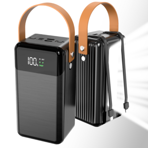 AWSHEEL 대용량 고속충전 멀티단자 PD PPS QC3.0 22.5W 차박 캠핑용 보조배터리 60000mAh, 블랙, DX101S