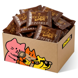 노브랜드 과자, 25개, 코코넛로쉐 초코