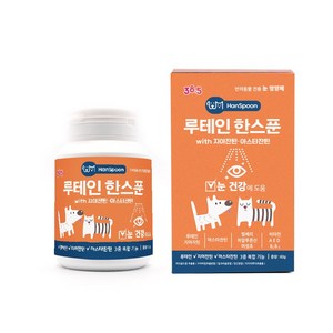 385도씨 반려동물 루테인 아스잔틴 한스푼 영양제, 눈물개선/눈건강, 60g, 1개