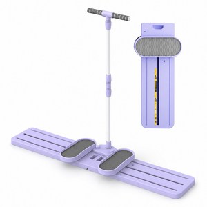 무소음 스키머신 실내 하체 운동기구 힙업 허벅지 내전근 케겔 엉덩이 유산소 홈트, 보라색, TB-HX01