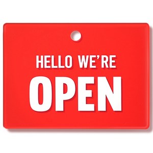 아크릴 안내 팻말, 1개, OPEN