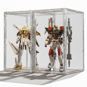 McEDA 투명 Mega Grande 아크릴 케이스 피규어 장식장 특대형, 1개