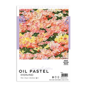 파브리아노 프리미엄 오일파스텔 스케치북 (250g), 15매, A4, 1개