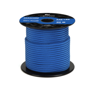 파라코드 3mm 30M 100% 나일론 Type II 3가닥 캠핑 공예 아웃도어용, 다크 블루