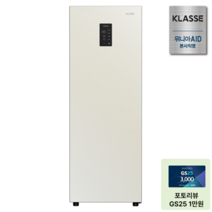 [25년 신제품] 위니아에이드 클라쎄 컨버터블 미니 스탠드형 김치냉장고 1도어 KAE112TWMEV8 메탈화이트