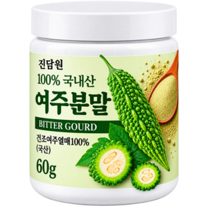 진담원 국산 100% 여주분말, 1개, 60g