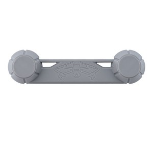 BRDRC DJI RC/RC 2 스크린 리모컨 전용 스틱 보호 커버 - TPU 충격 흡수 간편 설치 분실 방지 (그레이), 1개, 스틱 케이스
