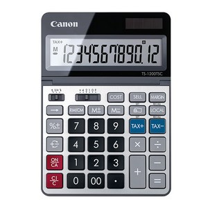 캐논 일반 계산기 TS-1200TSC, 혼합색상, 1개