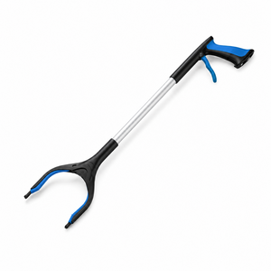 자석 쓰레기집게 알루미늄 합금 청소집게 다용도 위생 집게 휴대용 긴 집게 83cm, 1개, 파랑