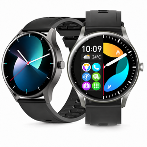 PEJE GPS 블루투스 통화 스마트워치 메시지 알림 스포츠 모드 ZW02 ZL50J, 검정색, 4.9cm, GPS + 블루투스