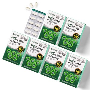 일양약품 마그네슘 비오틴 비타민B 영양제 25.5g, 30정, 6개