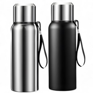 코코리브 고품격 보온병, 1세트, 600ml, 블랙