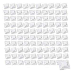케이블마운트, 100개, 40mm화이트