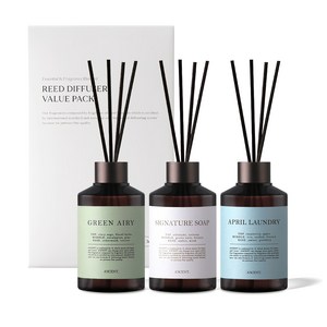 에이센트 퍼퓸드 디퓨저, 에이프릴런더리+그린에어리+시그니처솝, 1개