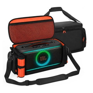 JBL PARTYBOX ON THE GO2 호환 올인원 멀티 수납 케이스 파우치 가방, 블랙