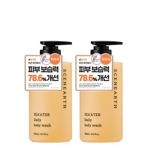씨널스 씨어터 데일리 바디워시 500ml 2개입, 2개