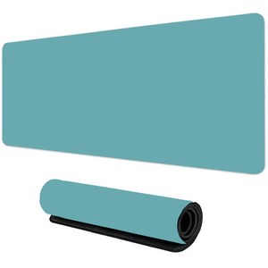 키보드 및 마우스 패드 1개 3mm 두께, 말라키트 그린  400×900