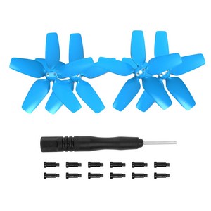 DJI 아바타 드론 2925S 컬러 프로펠러 고가형 세트 Avata 전용 교체용 경량 날개 부품, (아바타) 프로펠러(블루)(고가형)(2), 1개