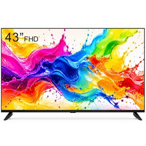 네오에스지 43인치 FHD TV 고화질 디스플레이 벽걸이 가능, 고객직접설치, 스탠드형, S43TF5A14N, 109cm/43인치