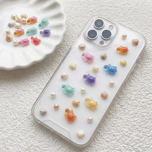 행운 거북이 야광 파츠 네일, 50개