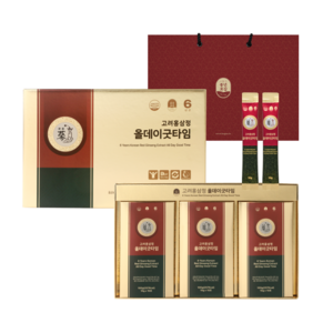 풍년보감 6년근 고려홍삼정 진액 올데이굿타임 홍삼스틱 선물세트 + 쇼핑백, 30회분, 300g, 1개