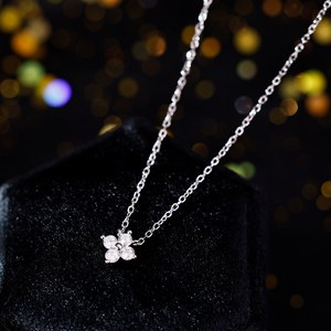 Ramlove 크로바 목걸이 큐빅 여성 ZQY-SS608