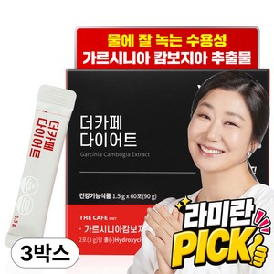 비타민마을 더카페 커피 가르시니아 다이어트보조제 60p, 90g, 3개