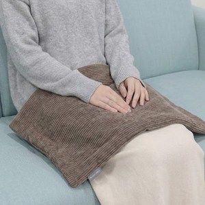 힐링팩토리 원적외선 맥반석 전기 온열 찜질기, 베이지, 전기찜질기