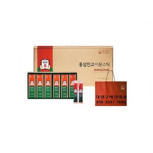 정관장 홍삼진고 이뮨스틱 30포 선물포장 전용쇼핑백제공, 10g, 30개