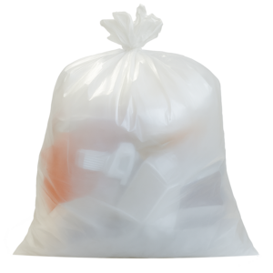 봉다리하우스 재활용 분리수거 봉투 평판 투명, 40L, 100개
