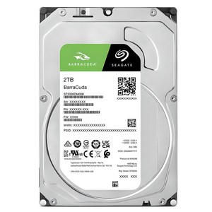 씨게이트 바라쿠다 하드디스크 HDD, 2TB, ST2000DM008