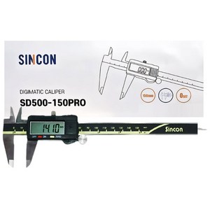 디지메킬캘리퍼스 SD500-150PRO, 1개, 실버
