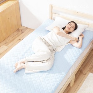 케라타 방수 냉감 침대 고정밴드 패드 진드기 차단 여름 시원한 아기 매트, 쿨매트, 블루