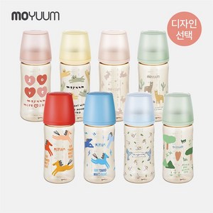 모윰 3세대 PPSU 올인원 젖병 노꼭지 위드캣, 옐로우, 270ml, 1개