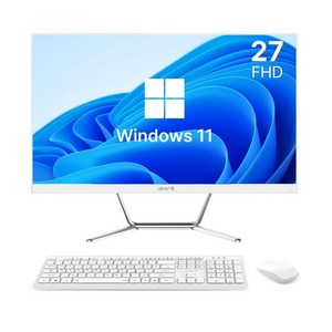디클 2022 올인원 PC 셀러론 인텔 11세대, 화이트, 16GB, 256GB, WIN11 Home, A27N