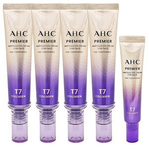 2025 최신상 AHC 아이크림 시즌13 프리미어 앰플 포 페이스 라인 타이트닝 40ml 4개+12ml 1개, 172ml 골드박스 특가