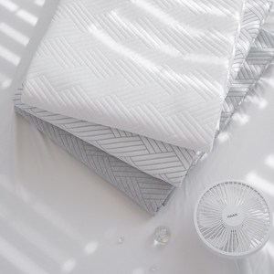 미니멀앤드 -7도 접촉 냉감 차가운 아이스웰 여름 침대 패드 쿨매트, 아이스웰 올화이트 골드박스 특가