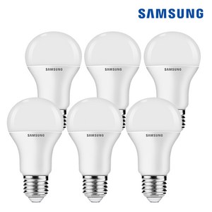 [삼성전자] LED 전구 10.5W 6500(주광색) 6개입, 주광색, 6개