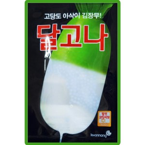 고당도 아삭이 김장무씨앗 달고나 무 300립 김장무 씨앗 씨 종자, 1개