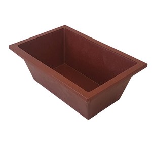 사각다라 사각화분 고무다라 고무대야, 빨강