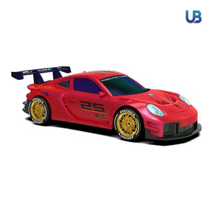 UB 4WD 드리프트 프리즘 언더글로우 RC카 무선 조종 충전식 레이싱카, 1개, 레드